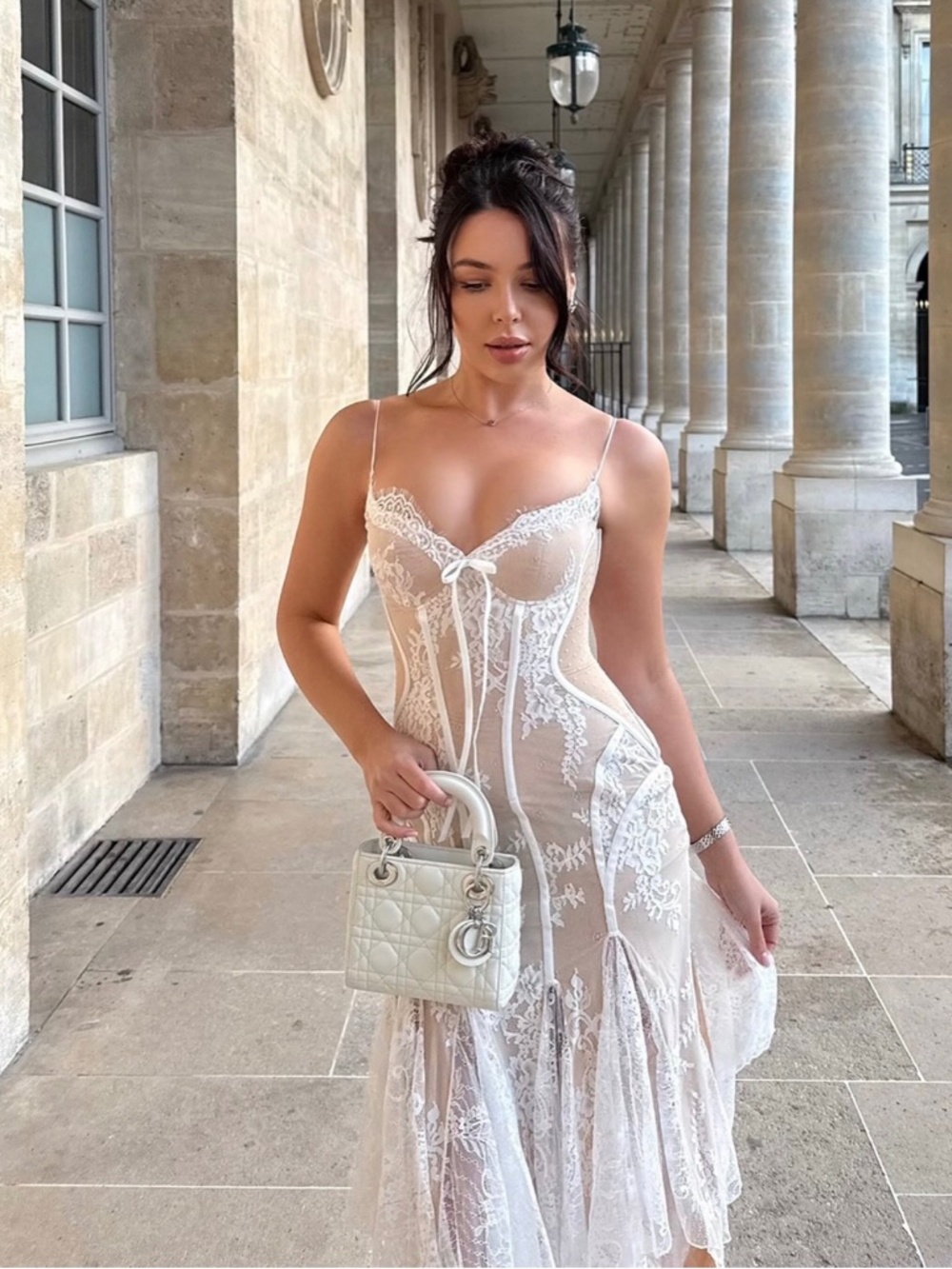 LaceMade corset dress The Tribute of Rain Corset Dress